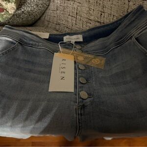 Risen High Rise Light Blue Jeans